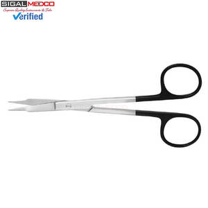 กรรไกรโกลด์แมนฟ็อกซ์ โค้ง 5 นิ้ว ซุปเปอร์คัท พรีซิชั่น สแตนเลสสตีล สำหรับผ่าตัด ทันตกรรม และสัตวแพทย์ ตัดเนื้อเยื่อและเย็บแผล - Product Image 6