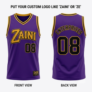 Camisetas de Baloncesto Personalizadas con Sublimación, Unisex, Manga Corta, Cuello Mao, Correa Ajustable, Transpirables, de Secado Rápido - Product Image 1