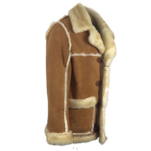 Veste pour homme, manteau d'hiver marron, fourrure, grande taille, fabrication professionnelle, qualité supérieure, coupe-vent, manteau d'hiver décontracté - Product Image 3