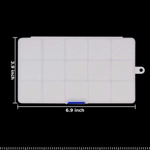 6 Pack <b>Clear</b> <b>Plastic</b> Bead Storage <b>Container</b> Earrings Organizer for Jewelry Craft Organizer - Product Image 4