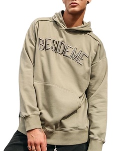 Sudaderas con capucha de invierno Unisex para hombres y mujeres, Sudadera con capucha, logotipo bordado 3D personalizado, forro polar de algodón 100%, informal - Product Image 1