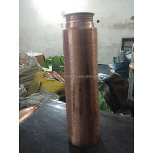 Personalized <b>Water</b> <b>Bottle</b> for Males & Females Good for Health Copper <b>Bottle</b> <b>Custom</b> Logo Print Ayurvedic Approved Copper <b>Bottle</b> - Product Image 2