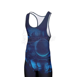 Durable Performance Training Wrestling <b>Singlets</b> Designed <b>For</b> Fitness Gym Workout And Athletic Practice - Product Image 3
