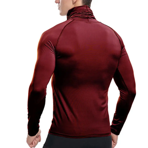 Fitness Wear Latest Design <b>Men</b> <b>Compression</b> <b>Shirts</b> Solid Color Adult Size <b>Men</b> <b>Compression</b> High Quality Polyester Spandex - Product Image 4