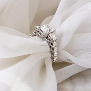 แหวนแต่งงานวินเทจสีเหลืองทอง14K ใส่ได้ทั้งชายและหญิงสำหรับงานครบรอบปาร์ตี้แหวน unisex Lab - Product Image 2