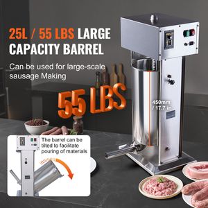 Insaccatrice Elettrica con Motore da 400W e Controllo Velocità Continuo, Capacità 25L/55LBS, Verticale, per Alimenti, con Pedale - Product Image 4