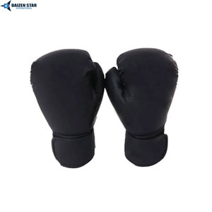 Guantes de Boxeo de PU al por Mayor, Guantes de Entrenamiento y Sparring de Cuero Sintético Duradero con Correa de Velcro en la Muñeca - Product Image 3