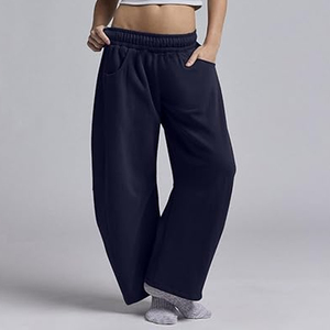Pantalones Holgados para Mujer al por Mayor, Pantalones Deportivos de Pierna Ancha, Ropa Urbana, Joggers, Impresión de Logotipo Personalizado, Bordado, Proveedor OEM - Product Image 6