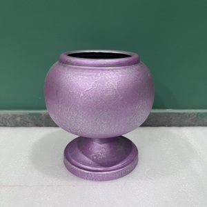 Jarrón de Hierro de Diseño Artesanal para Flores - Decoración de Mesa para el Hogar (FV618) - Product Image 6