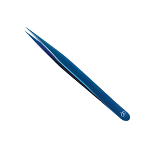 Pince à cils en acier inoxydable à pointe ronde pour volume, motif cœur, outil d'extension de cils, multicolore, vente en gros Bisons - Product Image 4