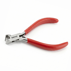 Equipo <span class=keywords><strong>de</strong></span> Fabricación <span class=keywords><strong>de</strong></span> Joyería, Cortador Oblicuo <span class=keywords><strong>de</strong></span> 115 mm <span class=keywords><strong>de</strong></span> Acero Inoxidable con Mango Rojo, Suministros para <span class=keywords><strong>Taller</strong></span> <span class=keywords><strong>de</strong></span> Joyería y Manualidades - Product Image 1