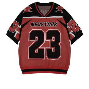 Custom Men's Woven Fabric Football Jersey <b>T</b>-<b>Shirt</b> Sleeveless O-Neck <b>Collar</b> Digital Print Quick Dry Eco-Friendly Breathable 100% - Product Image 1