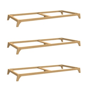 Phong cách hiện đại cao su gỗ chưa hoàn thành đồ nội thất khung Top xếp hạng rắn ghế gỗ cơ sở đồ nội thất phòng khách thiết lập - Product Image 1