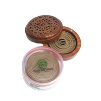 Yüksek kaliteli Oud ahşap yüksek kaliteli oud tütsü bobin OIC ev için koku yanan Agarwood tozu organik Bakhoor tütsü sopa