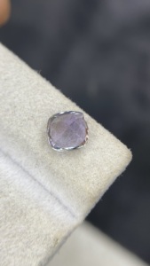 Certified 6.5 MM Natural Unheated Multi Color Tanzanite Square <b>Cushion</b> Shape Cut Natural Zoisite 1.42 Carat Eye Clean - Product Image 5