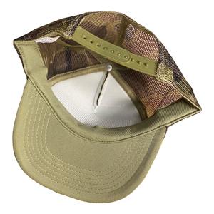 Venta al por mayor de 5 paneles sombrero de camionero Retro camuflaje espuma Gorras cuerda Snapbacks ala plana logotipo personalizado deportes caza de moda - Product Image 5