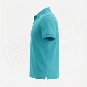 เสื้อโปโลพิมพ์ลายออกแบบเองคุณภาพสูงสำหรับผู้ชาย ผลิตจากโพลีเอสเตอร์ 96% และอีลาสเทน 4% ระบายอากาศได้ดี เสื้อผ้ากีฬาที่ยั่งยืน - Product Image 3