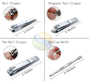Ensemble de manucure et pédicure de luxe, personnalisable, outils à ongles en acier inoxydable de haute qualité - Product Image 4