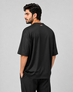Camiseta de Corte Regular para Hombre, Diseño Informal para Uso Diario, Cómoda, Antiarrugas, Transpirable, de Secado Rápido, en Lona de Poliéster/Algodón - Product Image 4