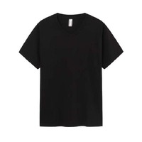 Nouveauté : T-shirts pour hommes à col en V à bas prix, vente en gros, 100% coton, été, logo personnalisé, t-shirts pour hommes respirants à manches courtes