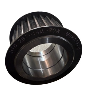 46T 14M HTD HIGH TORQUE DRIVE 14MGT <b>PULLEY</b> 14MHTD <b>PULLEY</b> CUSTOMISE BELT WIDTH CUSTOM BORE BEARING BORE IDLER <b>PULLEY</b> 28 TEETH 14M - Product Image 3