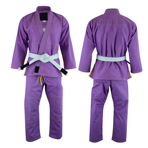 Kimono de karaté, BJJ, taekwondo, judo, MMA de qualité supérieure, uniforme d'entraînement 100% coton, ceinture blanche, prix avantageux - Product Image 4