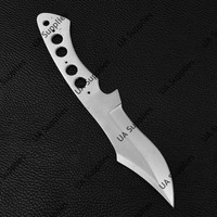 Couteau utilitaire léger et durable en acier 1095 à haute teneur en carbone, lame polie à pointe tombante, couleur personnalisée, fournitures UA
