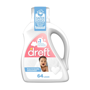 Dreft Ultra Concentrated 170 Ounce Liquid Laundry <b>Detergent</b> for Effective Cleaning and Baby Friendly Care - Product Image 3