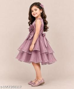 2025 Summer Children Clothing Wholesale Gauze Ruffled Bubble Short Sleeve Top Solid <b>Mesh</b> Casual Breathable Half <b>Skirt</b> 1Pcs - Product Image 4