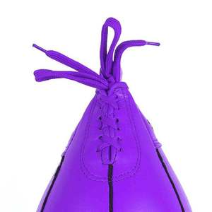 Sac de frappe professionnel double extrémité de haute qualité pour la boxe, la MMA, l'entraînement en salle de sport et les arts martiaux, en cuir - Product Image 6