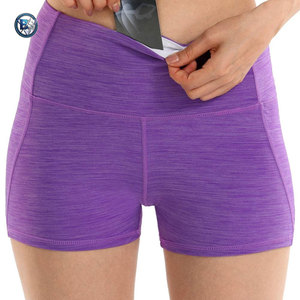 Shorts d'entraînement en matériau flexible et respirant pour l'exercice et le yoga, nouveau design, haute qualité - Product Image 4