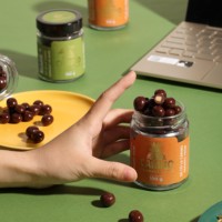 OEM ISO-gecertificeerde hoogwaardige zoete vaste fruit-ananas chocoladeballetjes, groothandel gezonde snacks voor bruiloftsgeschenken