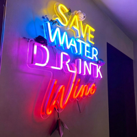 Enseigne au néon personnalisée avec logo, enseigne au néon LED, enseigne lumineuse au néon personnalisée pour la décoration murale des magasins et des entreprises