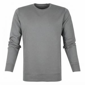 Sudadera de Cuello Redondo para Hombre de Alta Calidad, Lisa, de Algodón y Felpa, con Logotipo Personalizado, Ropa Deportiva al por Mayor, OEM - Product Image 1