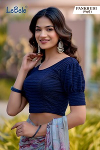 Blusa de Sari con Mangas Abullonadas Exclusivas para Mujer, Talla Grande, Ecológica, para Bodas, Festivales y Fiestas de Otoño - Product Image 4