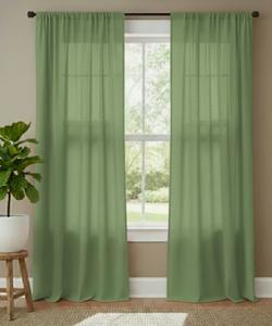 TheFabira Rideaux et draperies en coton style bohème à passe-tringles, occultants, écologiques, anti-poussière pour fenêtres et portes - Product Image 3