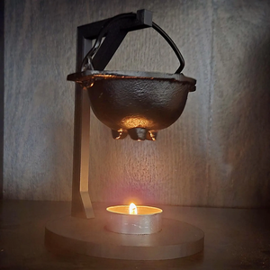 Handmade Metal Religious Candle Warmer Lamp for Scented Candles Eco-Friendly <b>Electric</b> Smokeless Heating - Product Image 3