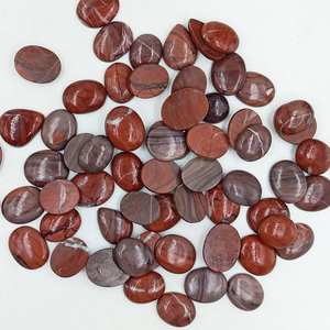 Lot de cabochons en jaspe naturel, formes variées, pierres précieuses polies en vrac pour la fabrication de bijoux, vente en gros, approvisionnement en vrac - Product Image 2