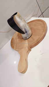 ถาดพิซซ่าไม้อาคาเซียสีธรรมชาติเป็นมิตรต่อสิ่งแวดล้อม - Product Image 4