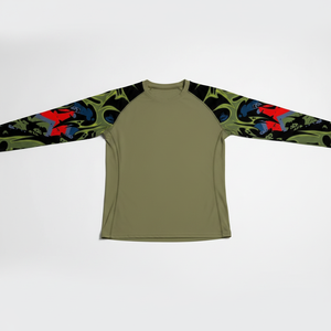 Custom Logo Rashguard Jiu Jitsu BJJ <b>Compression</b> <b>Shirt</b> MMA <b>Shirt</b> for Men Sublimated Full Long Sleeves Rash Guard Wholesale Price - Product Image 5