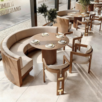 Chaise de salle à manger nordique moderne en bois massif, rembourrée, pour hôtel, restaurant, école, appartement, bar à domicile