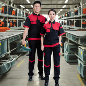 ชุดทำงานไฟฟ้าไซส์พิเศษเครื่องแบบโรงงานผลิตไฟฟ้าสีฟ้าสีดำ - Product Image 2