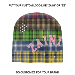 ZAINI Bonnet unisexe 100% acrylique à revers avec motif tête de mort pour l'extérieur et les voyages, chapeau d'hiver - Product Image 6
