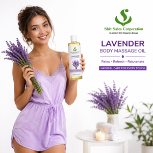 Pure Lavender Body <b>Massage</b> Oil with Soothing Fragrance for Professional Spa, Skin Conditioning and <b>Massage</b> Session - Product Image 6
