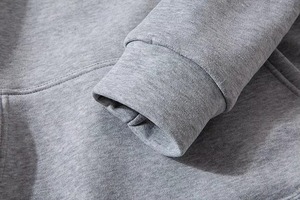 เสื้อฮู้ดผู้ชาย ผ้าฝ้าย 100% เฟรนช์เทอร์รี่ สีพื้น มีกระเป๋า ดีไซน์ลำลอง ทรงปกติ ใส่ได้ในฤดูใบไม้ร่วง - Product Image 4