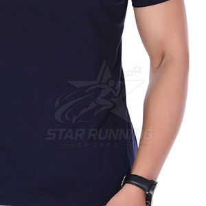 T-shirts décontractés pour hommes en toile unie, coupe classique, 100 % coton, séchage rapide, respirants, écologiques, teinture unie, nouveau design estival - Product Image 6