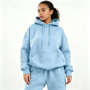 Conjunto Deportivo para Mujer al por Mayor, de Algodón y Felpa, Corte Regular, Ropa Casual, con Logotipo Personalizado para Tiendas de Ropa en Línea - Product Image 3