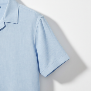 Camisa de Verano Ligera para Hombre, Premium, Casual, Transpirable, 100% Algodón, Bordada, Lisa, Anti-UV, Ecológica, de Secado Rápido - Product Image 2