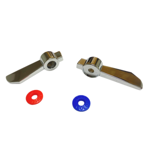 Poignée à levier moderne en zinc chromé HDZ0014 compatible avec les robinets T&S - Product Image 4