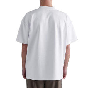 T-shirt en molleton décontracté pour homme, coupe ample, séchage rapide, anti-plis, écologique, respirant, doux, manches courtes, col rond - Product Image 6